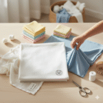 Vải may đồ cho bé