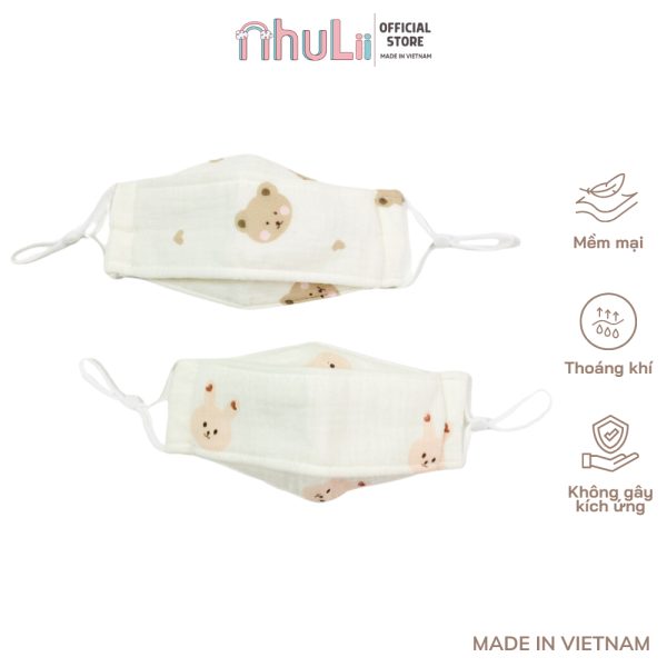 KHẨU TRANG VẢI AN TOÀN CHO BÉ